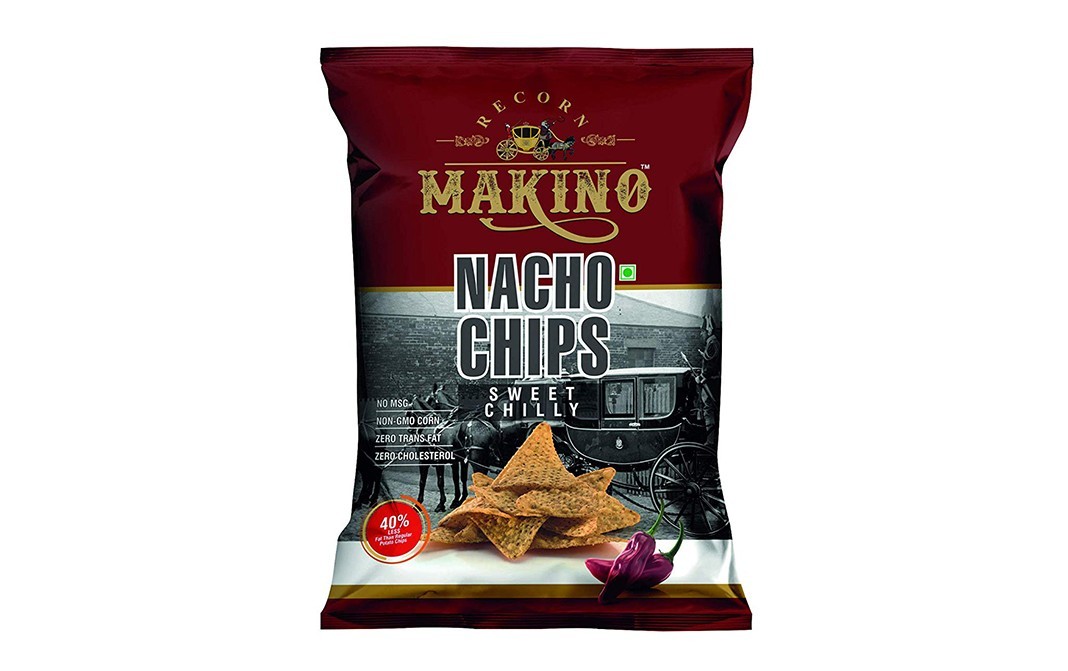 Makino Nacho Chips Sweet Chilly    Pack  150 grams